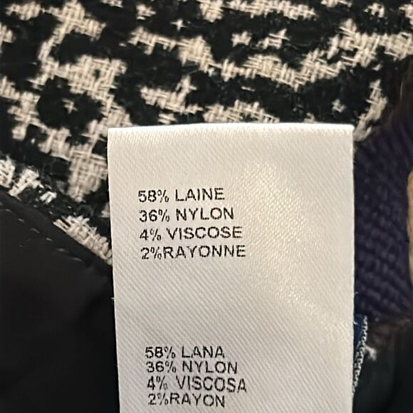 Doncaster Black and White / gold Pencil Skirt Knee-Length Work size 10 - Picture 5 of 9